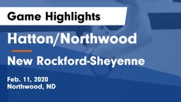Hatton/Northwood  vs New Rockford-Sheyenne  Game Highlights - Feb. 11, 2020