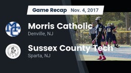 Recap: Morris Catholic  vs. Sussex County Tech  2017