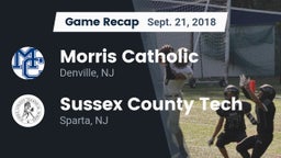 Recap: Morris Catholic  vs. Sussex County Tech  2018