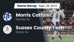Recap: Morris Catholic  vs. Sussex County Tech  2019