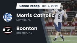 Recap: Morris Catholic  vs. Boonton  2019