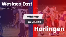Matchup: Weslaco East vs. Harlingen  2018