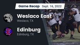 Recap: Weslaco East  vs. Edinburg  2022