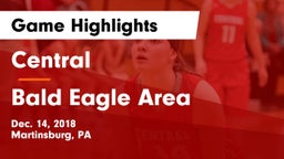 Central  vs Bald Eagle Area  Game Highlights - Dec. 14, 2018