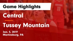 Central  vs Tussey Mountain Game Highlights - Jan. 5, 2019