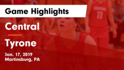 Central  vs Tyrone  Game Highlights - Jan. 17, 2019