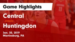 Central  vs Huntingdon  Game Highlights - Jan. 30, 2019