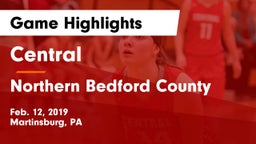 Central  vs Northern Bedford County Game Highlights - Feb. 12, 2019
