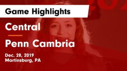 Central  vs Penn Cambria Game Highlights - Dec. 28, 2019