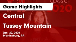 Central  vs Tussey Mountain Game Highlights - Jan. 20, 2020