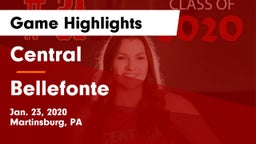 Central  vs Bellefonte  Game Highlights - Jan. 23, 2020