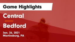 Central  vs Bedford  Game Highlights - Jan. 26, 2021