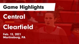 Central  vs Clearfield  Game Highlights - Feb. 13, 2021