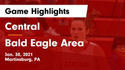 Central  vs Bald Eagle Area  Game Highlights - Jan. 30, 2021