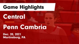 Central  vs Penn Cambria  Game Highlights - Dec. 20, 2021