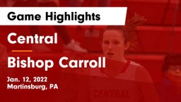 Central  vs Bishop Carroll  Game Highlights - Jan. 12, 2022