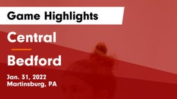 Central  vs Bedford  Game Highlights - Jan. 31, 2022
