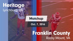 Matchup: Heritage vs. Franklin County  2016