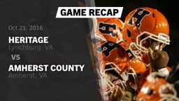 Recap: Heritage  vs. Amherst County  2016