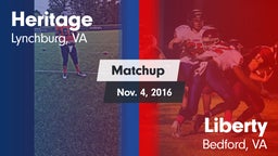 Matchup: Heritage vs. Liberty  2016
