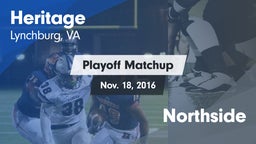 Matchup: Heritage vs. Northside 2016