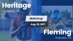 Matchup: Heritage vs. Fleming  2017