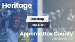 Matchup: Heritage vs. Appomattox County  2017