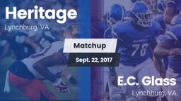 Matchup: Heritage vs. E.C. Glass  2017