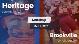 Matchup: Heritage vs. Brookville  2017