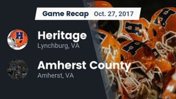Recap: Heritage  vs. Amherst County  2017