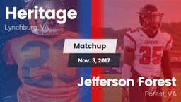 Matchup: Heritage vs. Jefferson Forest  2017