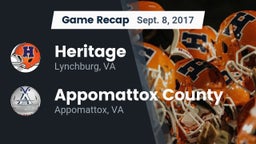 Recap: Heritage  vs. Appomattox County  2017
