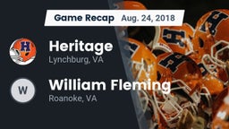 Recap: Heritage  vs. William Fleming  2018