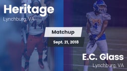 Matchup: Heritage vs. E.C. Glass  2018