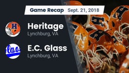 Recap: Heritage  vs. E.C. Glass  2018