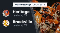 Recap: Heritage  vs. Brookville  2018