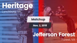 Matchup: Heritage vs. Jefferson Forest  2018
