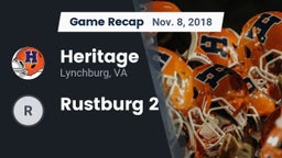 Recap: Heritage  vs. Rustburg 2 2018