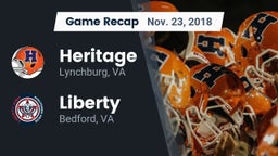 Recap: Heritage  vs. Liberty  2018