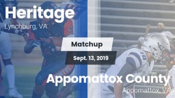 Matchup: Heritage vs. Appomattox County  2019