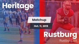 Matchup: Heritage vs. Rustburg  2019