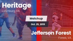 Matchup: Heritage vs. Jefferson Forest  2019