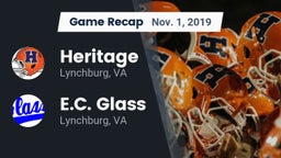 Recap: Heritage  vs. E.C. Glass  2019