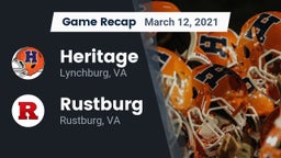 Recap: Heritage  vs. Rustburg  2021