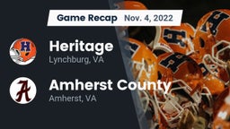 Recap: Heritage  vs. Amherst County  2022
