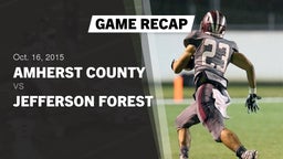 Recap: Amherst County  vs. Jefferson Forest 2015