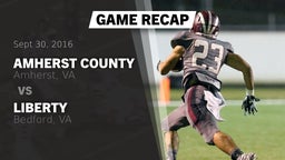 Recap: Amherst County  vs. Liberty  2016