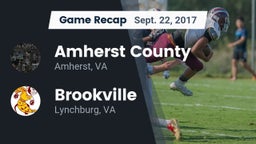 Recap: Amherst County  vs. Brookville  2017