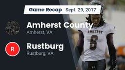 Recap: Amherst County  vs. Rustburg  2017
