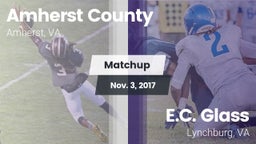 Matchup: Amherst County High vs. E.C. Glass  2017